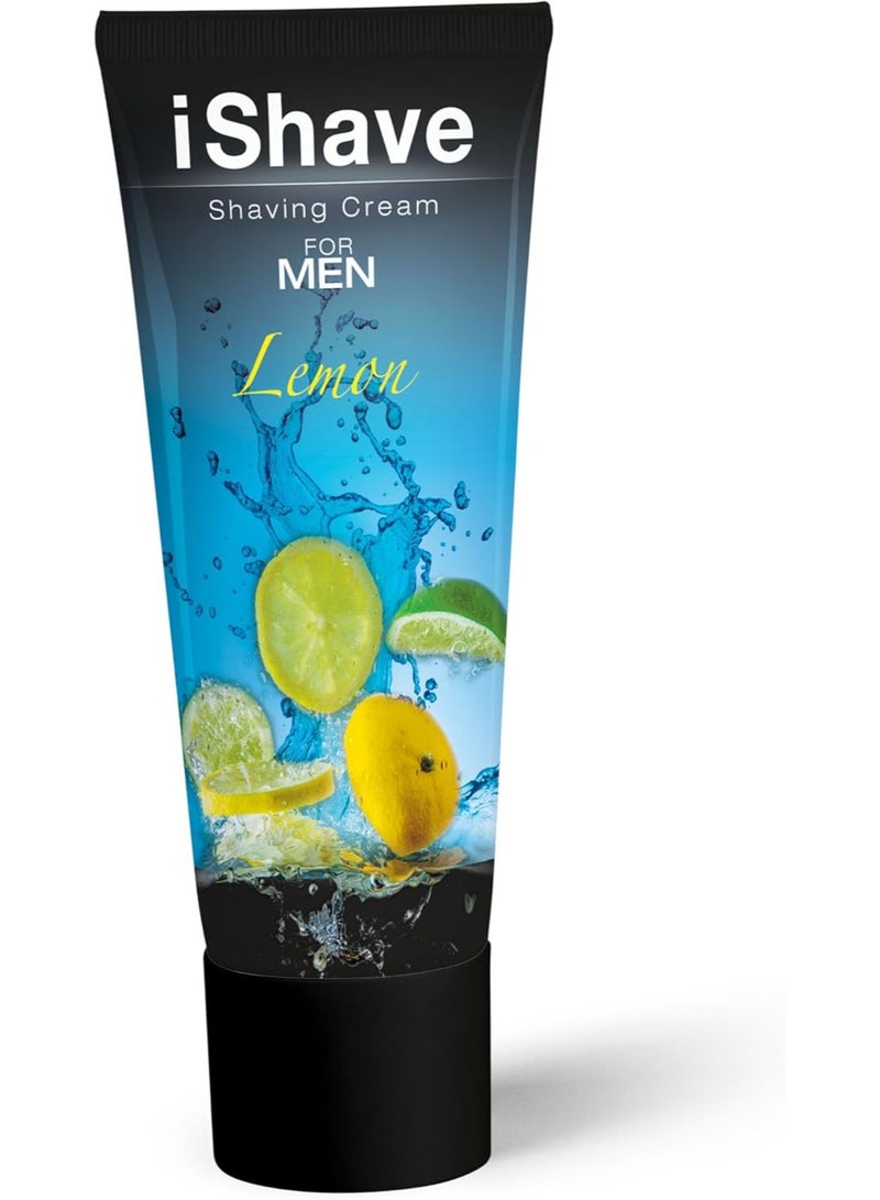 iShave Lemon Shaving Cream 90g - Image 1